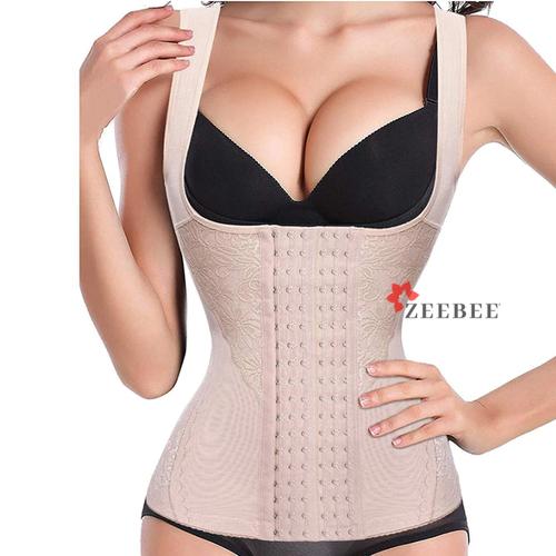 Gambar Korset Full Body Pelangsing Perut Vesh Shape Up Dengan 6 Pengait - Hitam, XL dari ZenBlossom Jakarta Barat Tokopedia