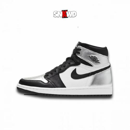 Jual Air Jordan 1 High Silver Toe (W 