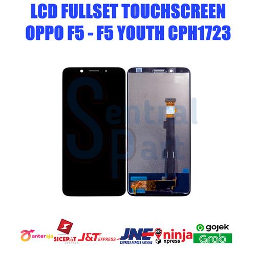 Foto Produk LCD OPPO F5 CPH1723 FULLSET TOUCHSCREEN CONTRAS MAIN GRADE AAA - Hitam dari Sentral Part's