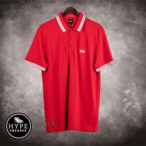Gambar Hugo Boss Polo Paddy Red Polo 100% ORIGINAL dari HYPESNEAKER.ID Kota Salatiga Tokopedia