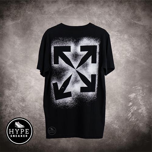 Gambar Kaos OFF WHITE Stencil Spray Black 100% ORIGINAL dari HYPESNEAKER.ID Kota Salatiga Tokopedia