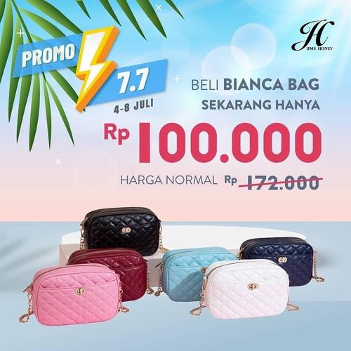Jual BIANCA BAG JIMS HONEY TAS WANITA SLING BAG TAS SLEMPANG JIMSHONEY -  PINK - Kota Malang - Jimshoney Avenue | Tokopedia