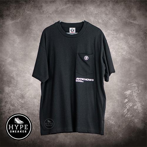Gambar Kaos AAPE Pocket Text Black SS21 dari HYPESNEAKER.ID Kota Salatiga Tokopedia