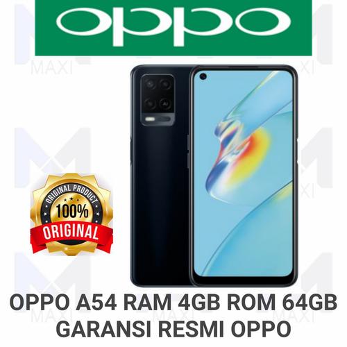Foto Produk Oppo A54 4/64 Ram 4Gb Rom 64Gb Garansi Resmi OPPO - BLACK dari Maxi phone cell