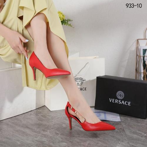 Sepatu Versace Heels 933-10 Platinum 