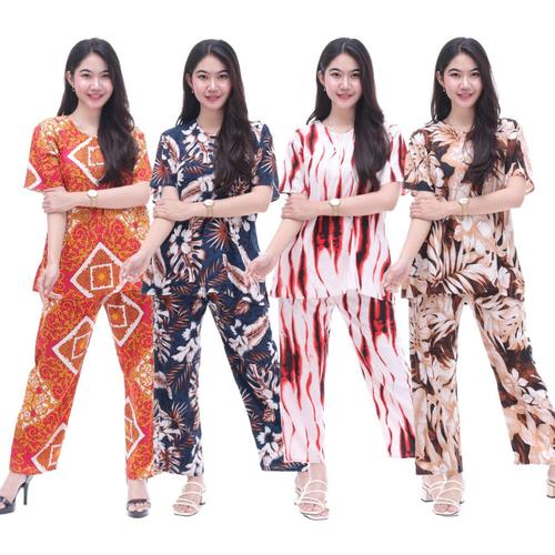 Foto Produk Setelan CP FOXY Setelan Batik Piyama Batik Baju Tidur Daster Cantik dari Shaki fashion