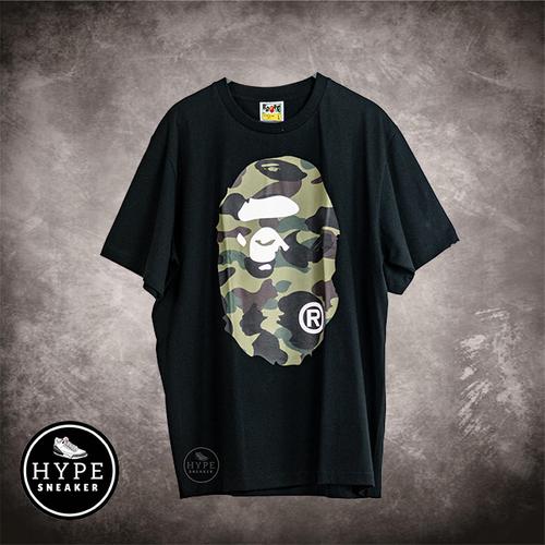 Gambar Kaos BAPE A Bathing Ape Camo Green Black Tshirt 100% ORIGINAL dari HYPESNEAKER.ID Kota Salatiga Tokopedia