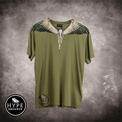 Gambar Kaos Marcelo Burlon Wings Olive Tshirt 100% ORIGINAL dari HYPESNEAKER.ID Kota Salatiga Tokopedia