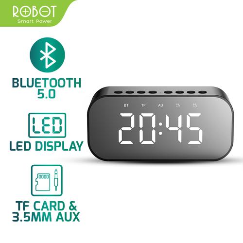 Foto Produk ROBOT Speaker Bluetooth 5.0 with LED Display & Alarm Clock RB550 - Hitam dari ROBOT OFFICIAL SHOP