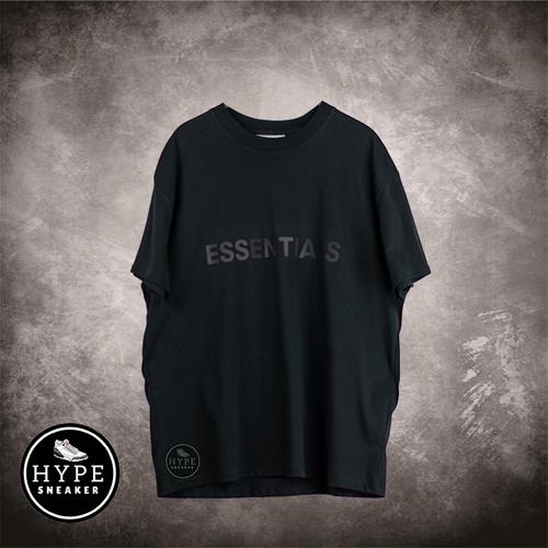 Gambar Kaos ESSENTIALS Text Logo Black Tshirt 100% ORIGINAL dari HYPESNEAKER.ID Kota Salatiga Tokopedia