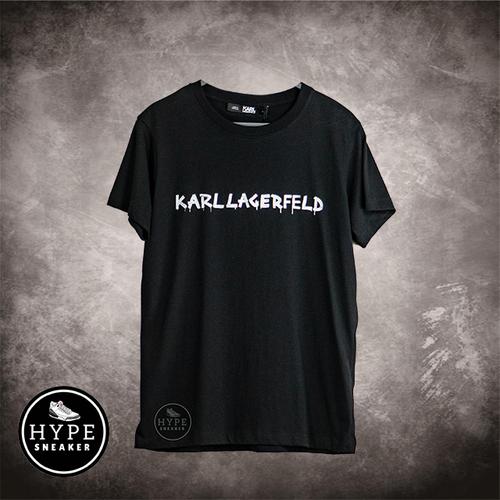 Gambar Kaos Karl Lagerfeld Graffiti Logo Black Tshirt 100% ORIGINAL dari HYPESNEAKER.ID Kota Salatiga Tokopedia