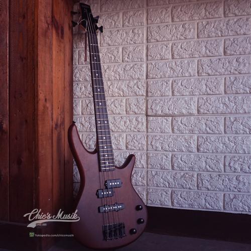 Gambar Ibanez GSRM 20B Walnut Flat Bass elektrik mikro mini dari Chics Musik Store Jakarta Timur Tokopedia