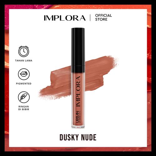 Gambar Implora Urban Lipcream - Dusky Nude No. 01 dari Implora Official Store Kab. Sidoarjo Tokopedia