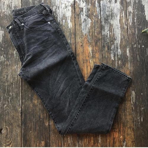 Lp jeans gu by uniqlo black wash slim 