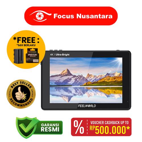 Foto Produk FEELWORLD LUT 7S 7" 3D LUT 4K HDMI and SDI Monitor dari Focus Nusantara
