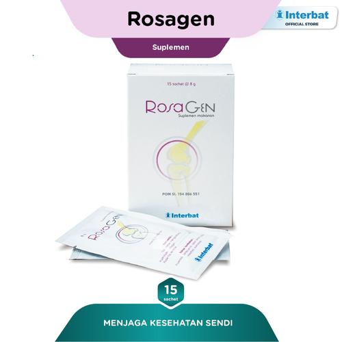 Gambar Rosagen Menjaga dan Mengobati Radang Sendi - 15 sachet @8 gr dari Interbat Consumer Health Kota Tangerang Tokopedia