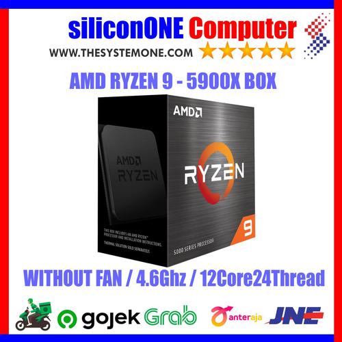 Gambar AMD Processor RYZEN 9 - 5900X BOX dari silicon ONE Computer undefined Tokopedia