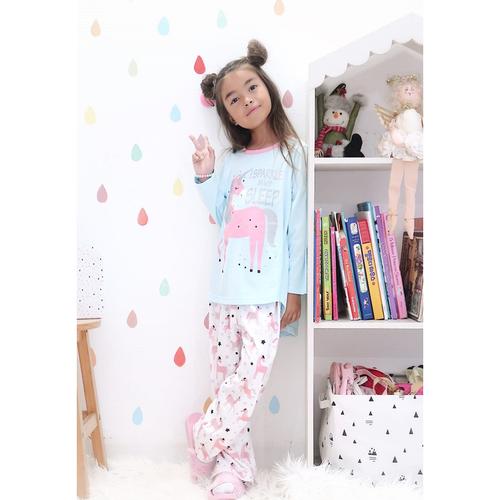 Foto Produk Piyama Anak Long Shirts I Sparkle Unicorn LSLP119 - 4 dari Boboo Kids