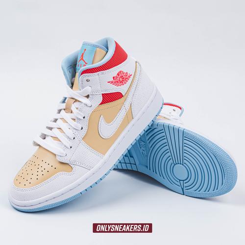 Jual Air Jordan 1 Mid Sesame - 38.5 - Kota Medan - ONLYSNEAKERS.ID |  Tokopedia