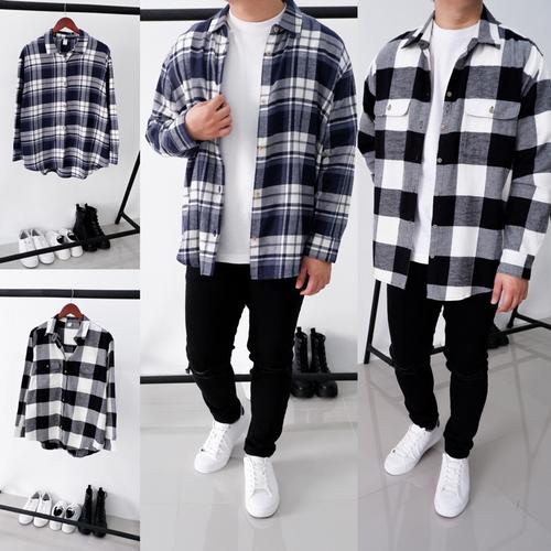 Jual KEMEJA FLANEL OLD NAVY OVERSIZED 