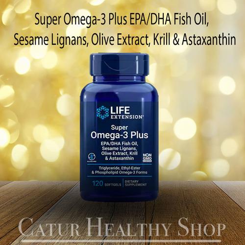 Jual Life Extension Super Omega 3 Plus Krill, Astaxanthin 120 Softgels(USA)  - Jakarta Timur - Catur Healthy Shop | Tokopedia