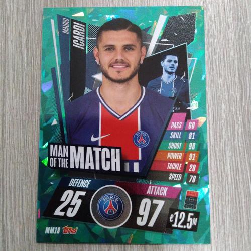 Jual Match attax 20-21 man of the match mauro icardi Kota