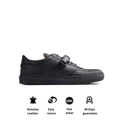 Gambar Sepatu Sneakers Kulit Otiv Azura Black - 39 dari Otiv Store Kota Bandung Tokopedia