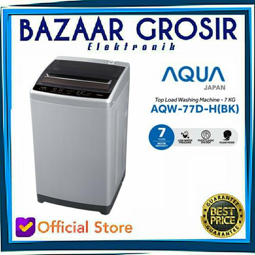 Gambar MESIN CUCI 1 TABUNG AQUA SANYO AQW77DH 7KG HIJAB MODE FULL OTOMATIS dari Bazaar Grosir Kab. Bogor Tokopedia