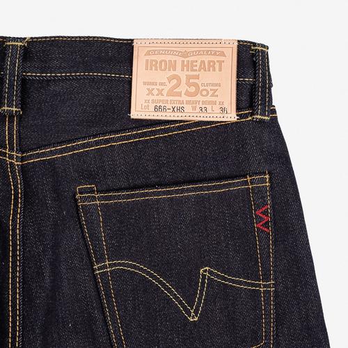 Jual Iron Heart IH-666-XHS 25oz Indigo Selvage Denim Slim Straight Fit - 28  - Jakarta Barat - Denim House Indonesia | Tokopedia