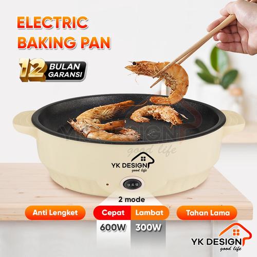 Gambar YK DESIGN YK-804 Panci Goreng Elektrik / Panci BBQ / Panci Panggang - PINK dari YK DESIGN OFFICIAL SHOP Kota Tangerang Tokopedia