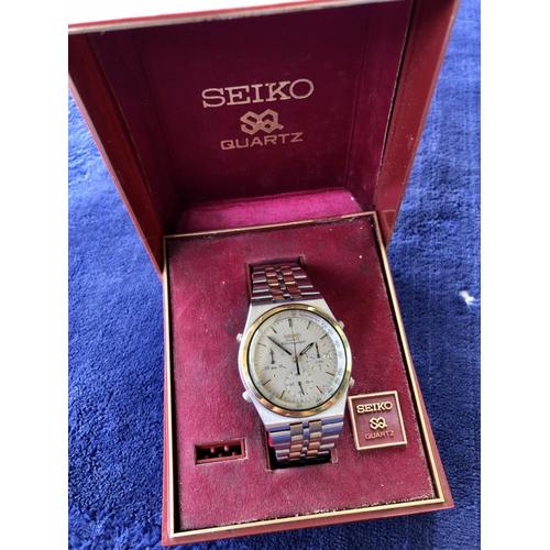 Jual Jam Vintage Seiko Quartz Chronograph 7A38-7280 TwoTone JDM RARE - Kab.  Tangerang - ersen | Tokopedia