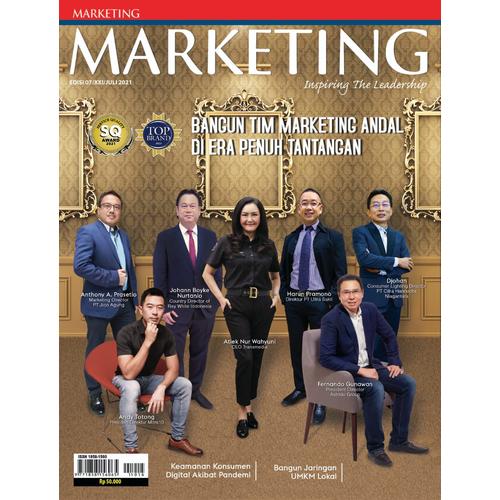 Gambar Majalah Marketing Edisi Juli 2021 dari Majalah MARKETING Jakarta Utara Tokopedia