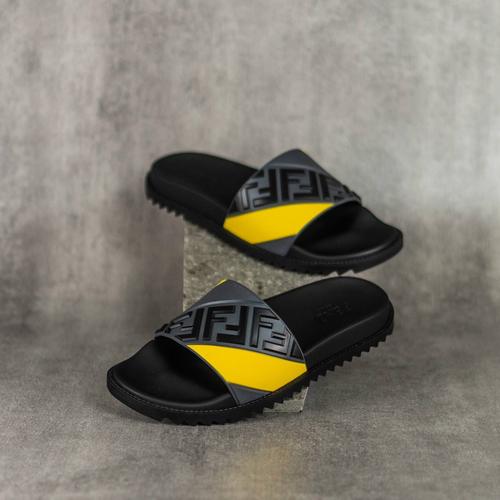 yellow beach sandals