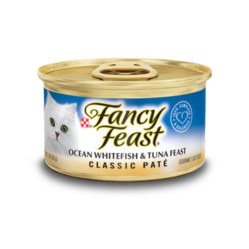 fancy feast white cat