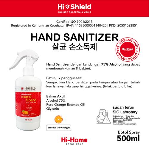 Gambar Hi-Shield Hand Sanitizer 500 ml spray dari Hi Shield Official Store undefined Tokopedia