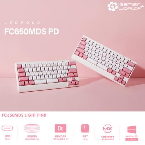 LEOPOLD レオポルド FC900R Light pink 英語配列 茶軸 LEOPOLD レオポルド FC900R Light pink 英語配列 茶軸