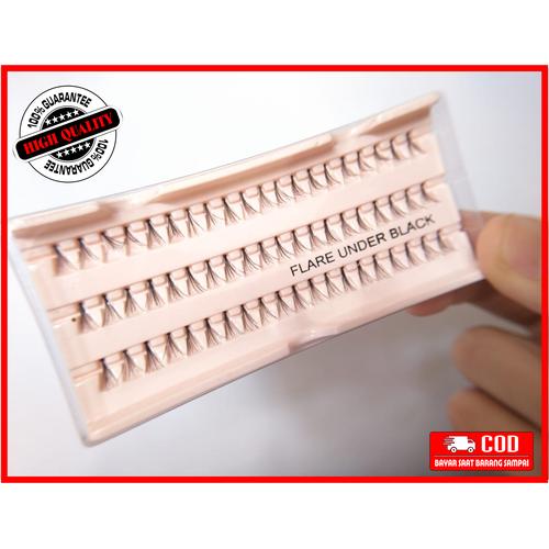 Gambar Bulu mata Tanam Eyelash Extension Flare 60 Helai Natural Lentik - 8 mm Under dari nixietouch_official Kab. Bandung Tokopedia
