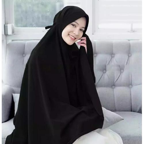 Gambar Jilbab Instan Jumbo Ped Khimar Jumbo Ped Bergo Maryam Jumbo Ped - abu tua dari beautycornerjogja Kab. Sleman Tokopedia