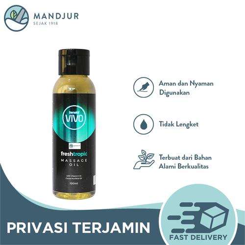 Foto Produk Vivo Massage Oil Fresh Tropic 100 mL - Minyak Pijat Urut Gosok dari mandjur