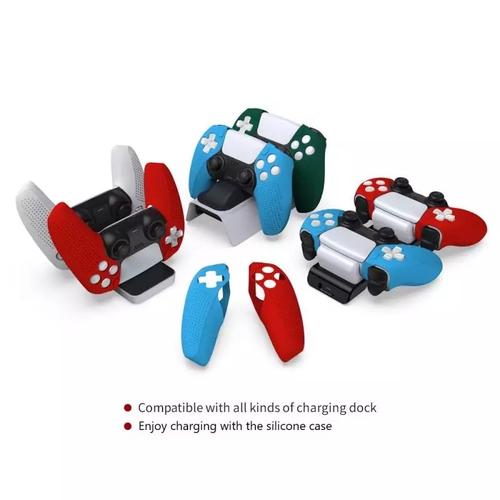 Gambar PS5 Dobe Silicon Case Silikon Silicone Gel Rubber Stik Stick TP5-05112 - Biru Muda dari Suyanto//Liberty Game Jakarta Utara Tokopedia