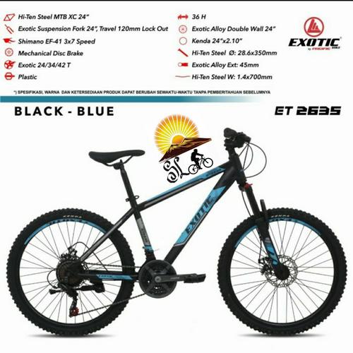 Sepeda MTB 24 frame S exotic et 2635 