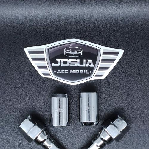 Gambar Mur Roda L a.k.a Seneca Merk Fujita 1.5 & 1.25 (16pcs+1key) dari JoSua ACC Mobil Jakarta Barat Tokopedia