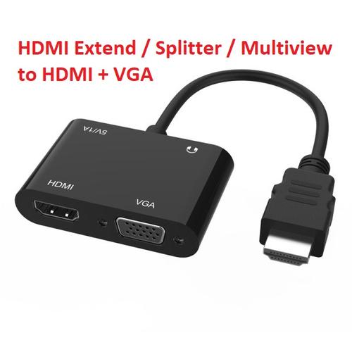 Jual HDMI to VGA HDMI Konverter VGA 