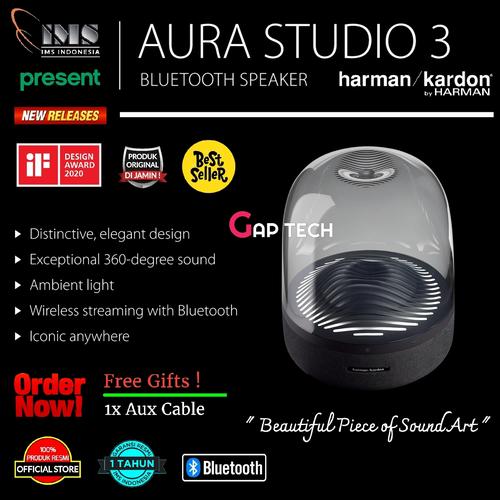 Promo HARMAN KARDON AURA STUDIO 3 Bluetooth Speakers With Visually