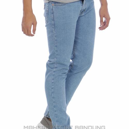 Foto Produk Celana jeans STANDAR REGULER pria - Biru Muda, 28 dari Mahira distro