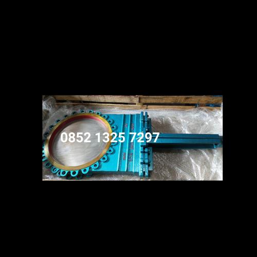 Jual 24 inch knife gate valve jis 10k body wcb seat karet brand YONE