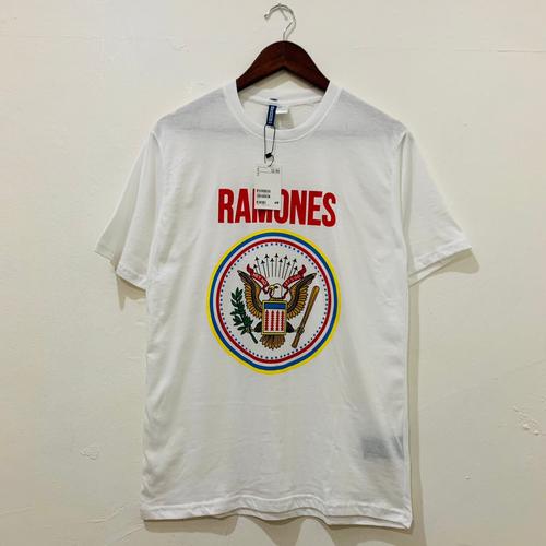 KAOS H\u0026M RAMONES WHITE BAJU ATASAN PRIA 
