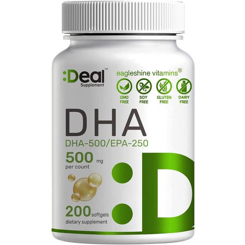 Promo Eagleshine DHA 500mg EPA 250mg Omega 3 1000mg Deal Supplement | 200 -  Kota Bekasi - jastipfever | Tokopedia