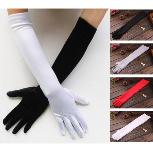 Gambar CSP015 – Sarung Tangan Panjang Aksesoris Cosplay - Putih dari Dera no Shoppu Kota Malang Tokopedia
