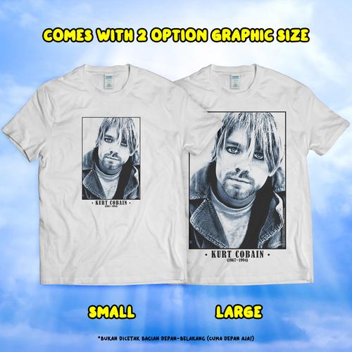 Promo KAOS/BAJU - KURT COBAIN - FACE 